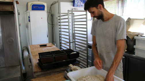 Préparation du levain naturel pour la réalisation du pain bio